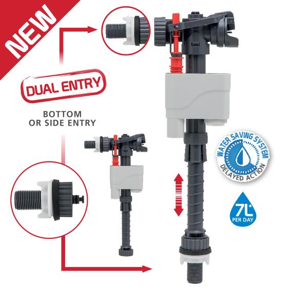 UNIVERSAL DOBLO INLET VALVE 1/2