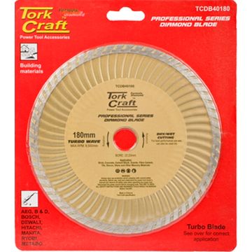 Diamond Blade 180X22.22Mm Turbo Wave