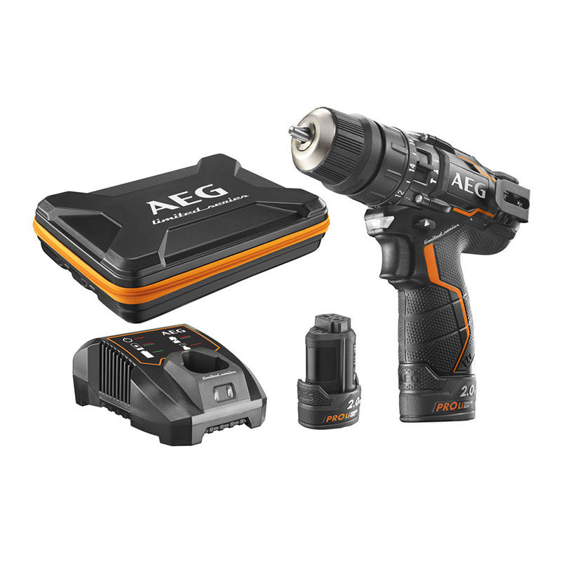 AEG 12V 2 Speed Ultra Compact Drill Driver Set BSB 12C2LE 202X