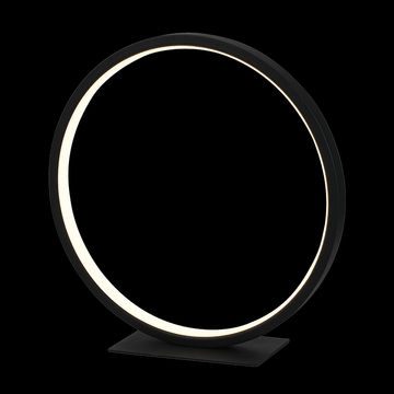 230v 12W LED Black Ring Table Lamp