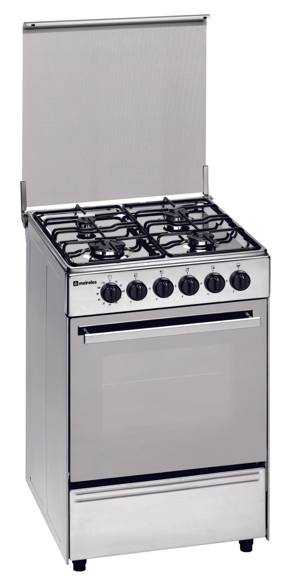 Meireles 60cm Freestanding Gas Gas Stainless-Steel Stove G530ATVX