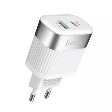 Dual-Port C58A Hoco PD QC3.0 20w Fast Charger