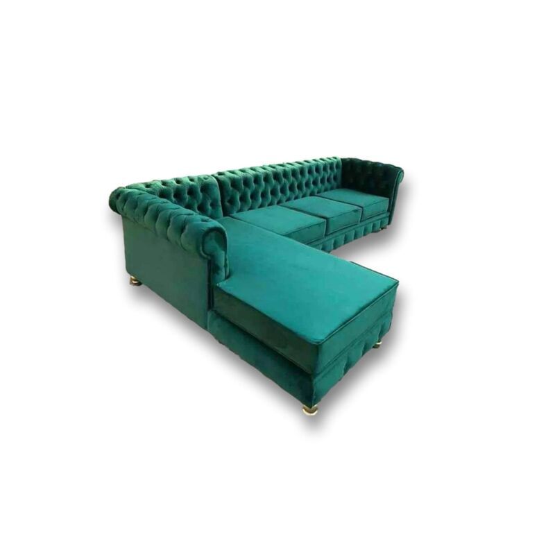 Vale Large Chesterfield Corner Couch