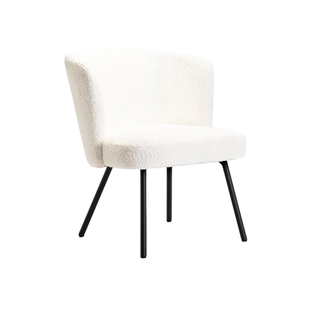Vividitto - Lajja Fabric Chair - Cream
