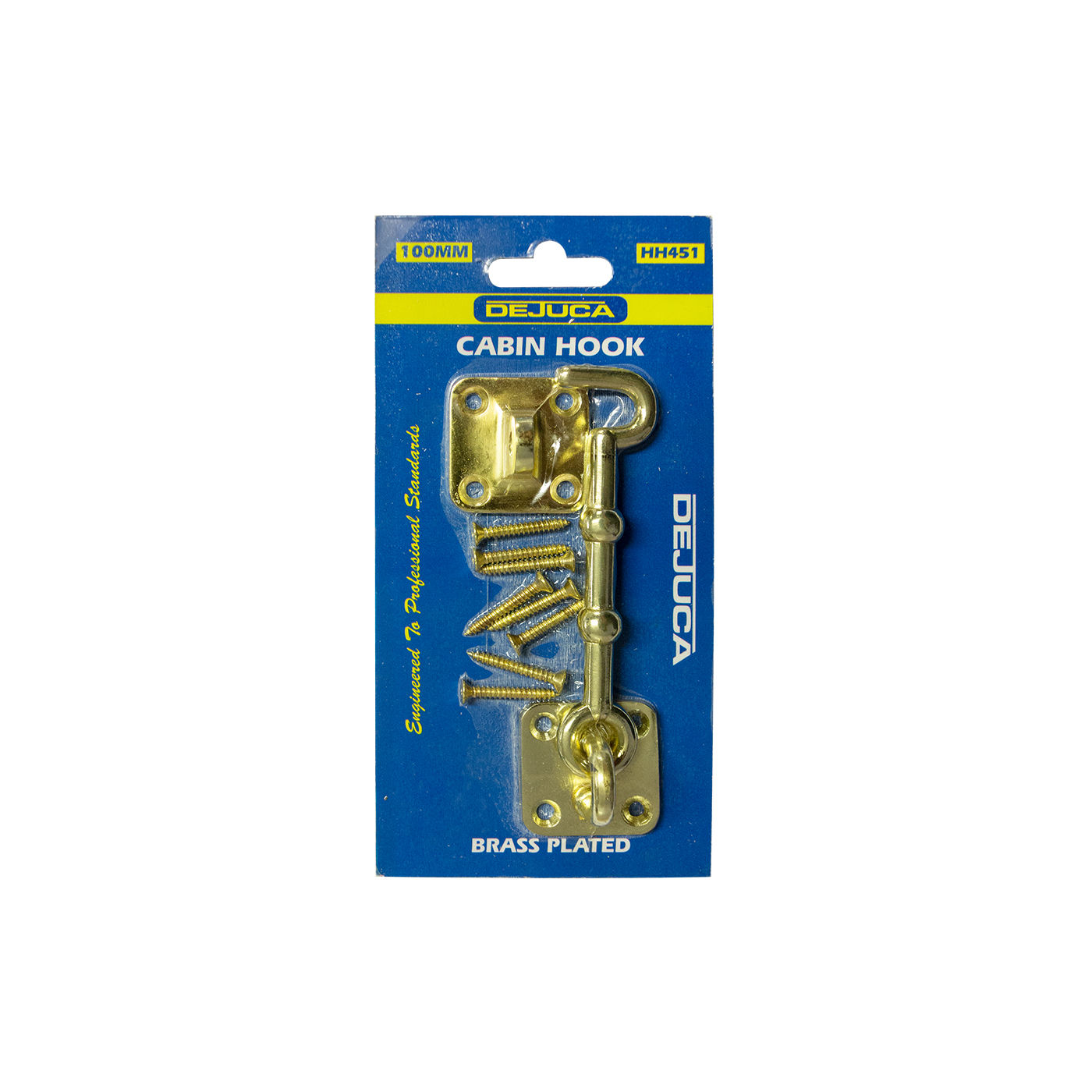 Dejuca - Cabin Hook - Bp - 100mm - 1/Card - 5 Pack