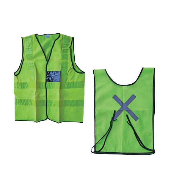 Reflective Waist Jacket Lime Medium