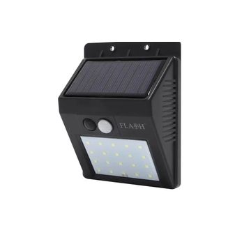 Wall Lamp, Solar, LED, Black BY WOODLY