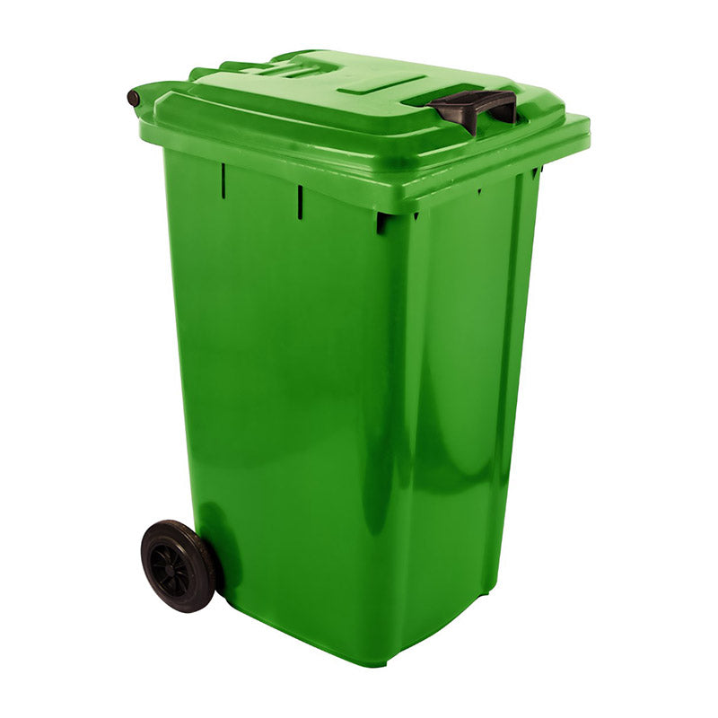 Refuse Wheely Bin Non Sabs Recyc Virgin Green 240 L