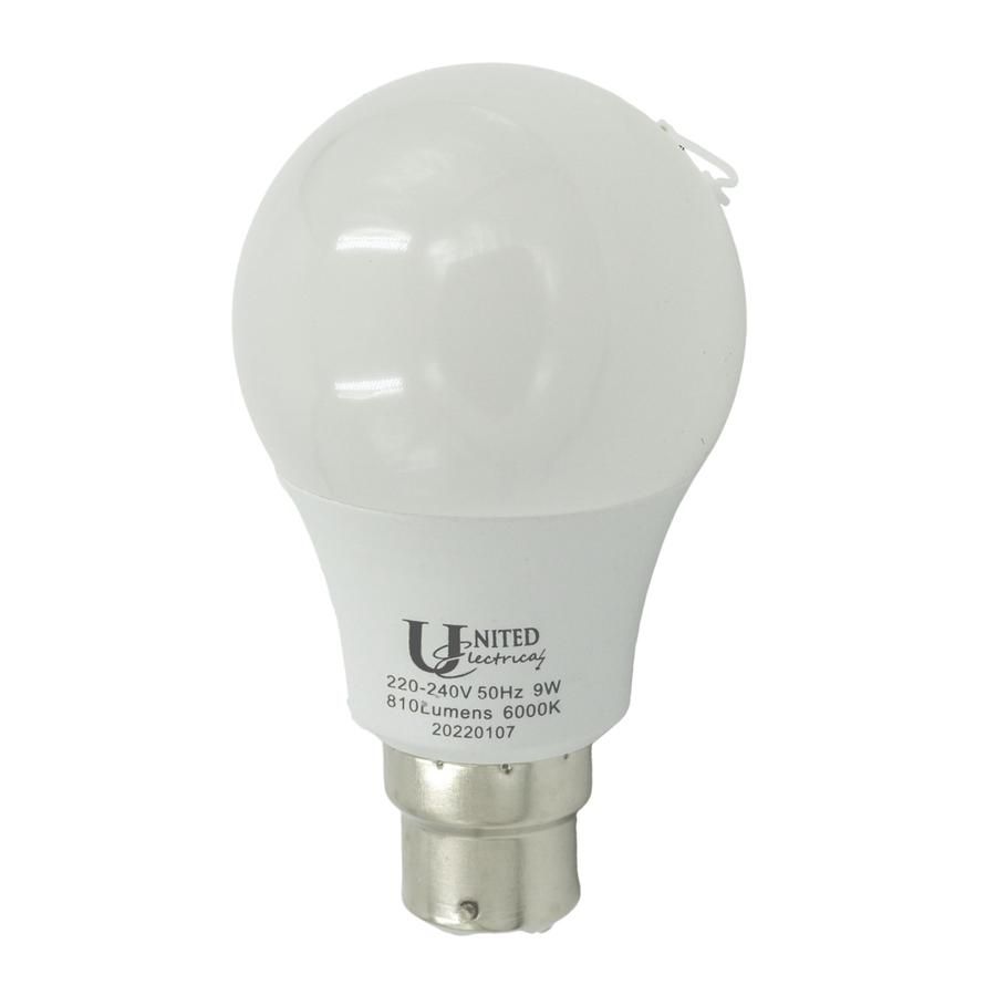 United Electrical Led Day/Night Sensor Cw B22 9W