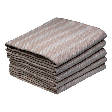Bunty's Kitchen Towel - Design 2345 - 042x072cms - (05 Pc Pack) - Stripes - Dusty Pink