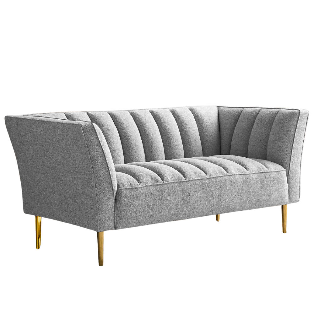 Alora 2-Seater Fabric Sofa-Monaco Droplet