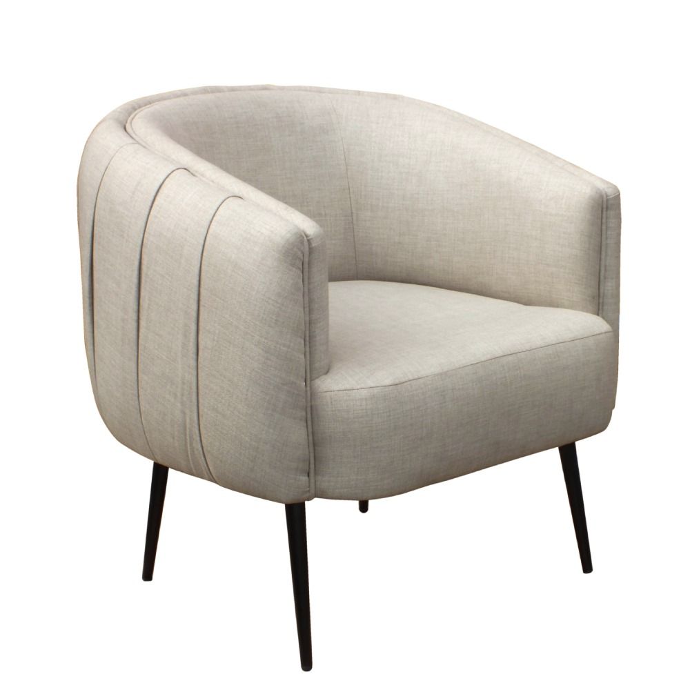 Nu Dekor - New York Fabric Chair - Stone