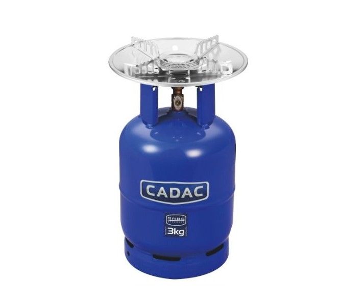 cadac CADAC 3KG CYLINDER WITH COOKTOP LPG (Without Gas, 3 kg)
