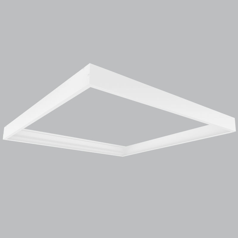 White Aluminium Frame to Convert a 600mm x 600mm Panel
