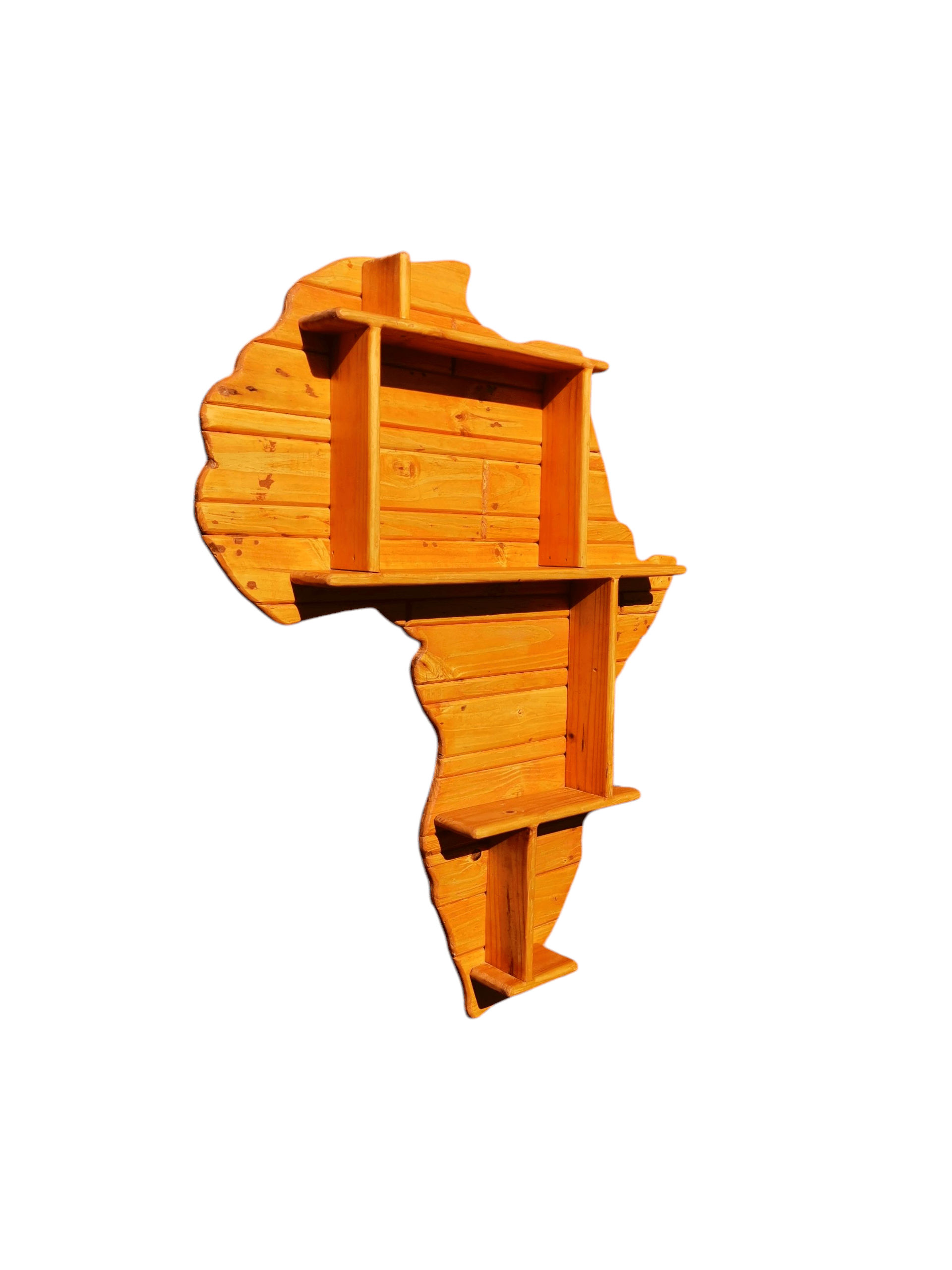 Africa Map Display Shelf