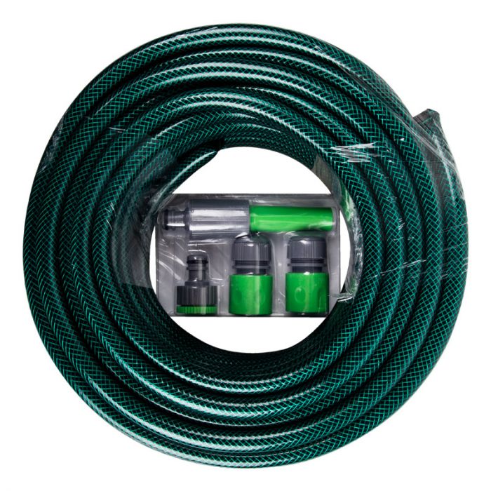 Agrinet Garden Hose with Fittings - 12mm x 20m