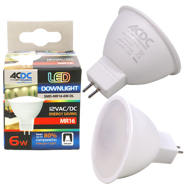 12VAC 6W MR16 Daylight 6500K Down Light