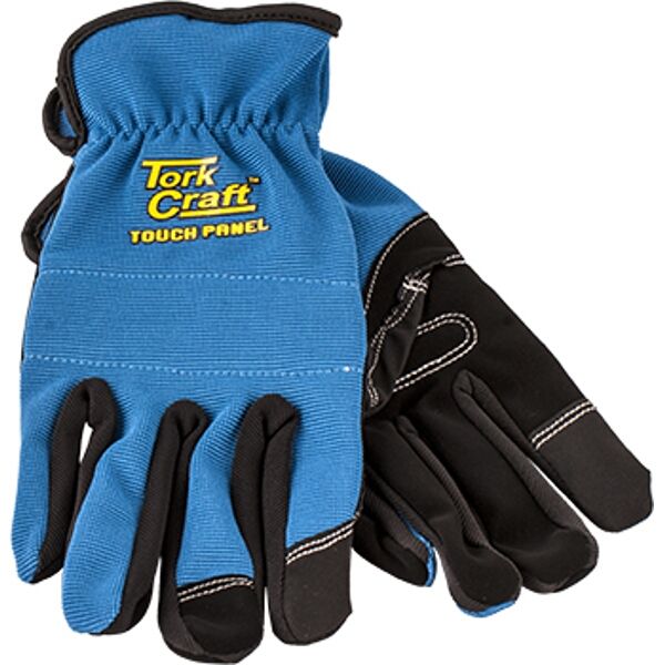 Glove Blue With Pu Palm Size Medium Multi Purpose