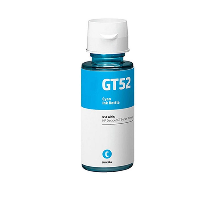 HP GT52 Cyan Generic Ink Bottle (M0H54AE)