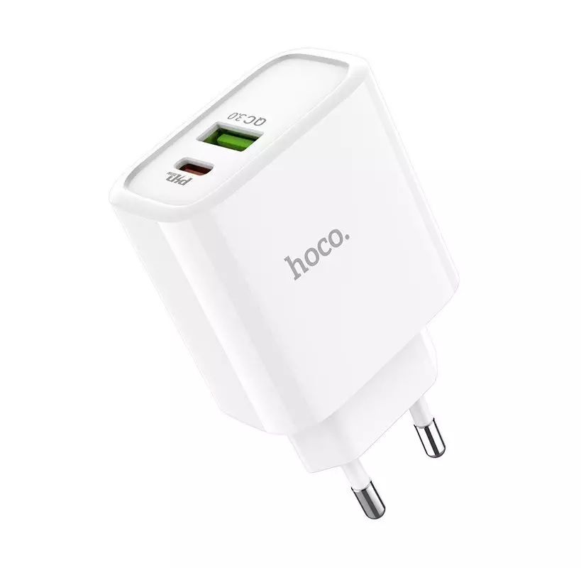 Dual-Port C57A Hoco PD QC3.0 20w Fast Charger