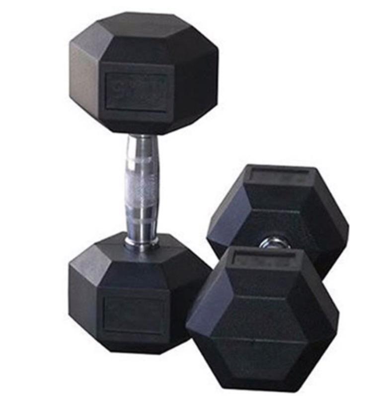 SuperStrength Hex Dumbbell Set - 5.0 kg