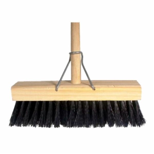 Home Hub 300mm Hard Bristle Platform Broom