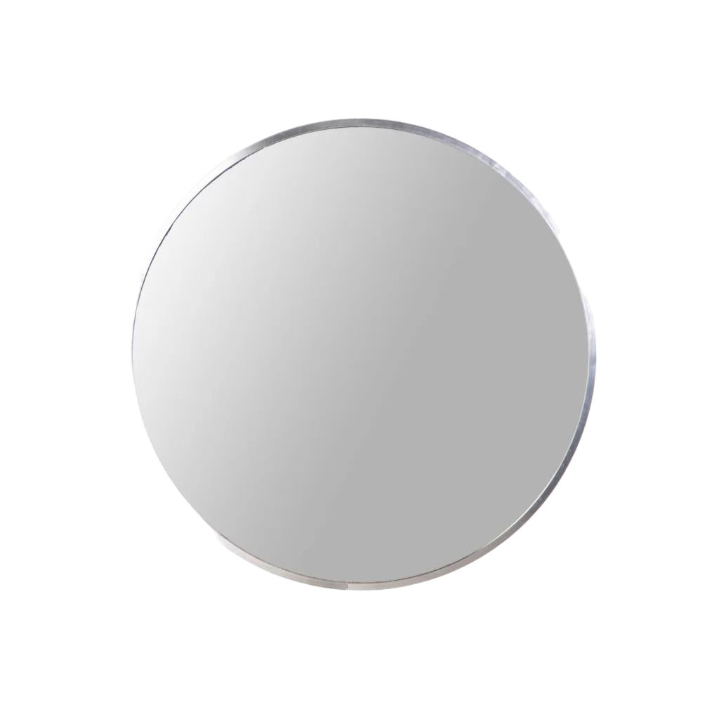 Vividitto - Naisha Round Mirror - Silver - 60cm
