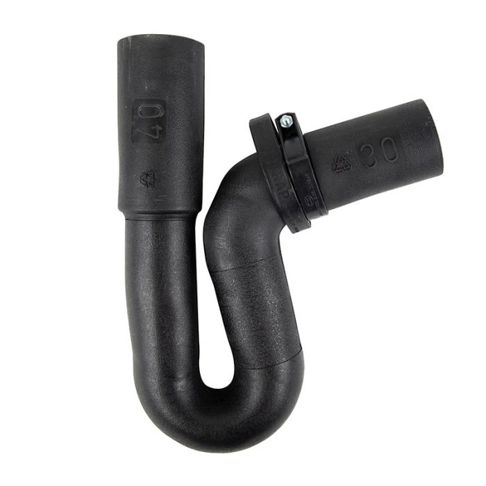 Trap Rubber Plain P - Fitting - 38mm x 32mm - Black - Bulk Pack of 5