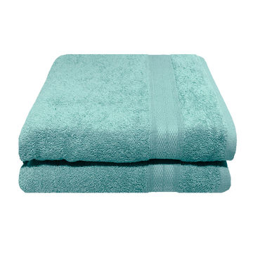 Bunty's Plush 450GSM 70x130cms Bath Towels - Harbor Gray(2Pc Pack)