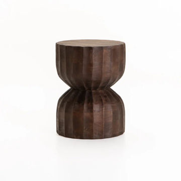 BANI Solid Wood Side Table — Modern Rustic Accent Furniture