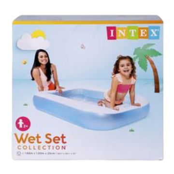 Intex Pool Rectangular 166X100X28Cm