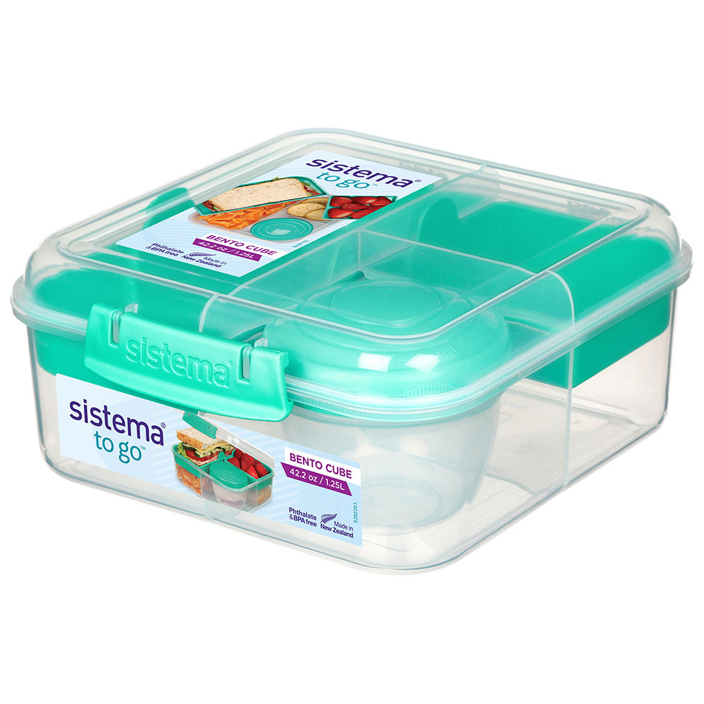 Sistema Bento Cube To Go - Teal