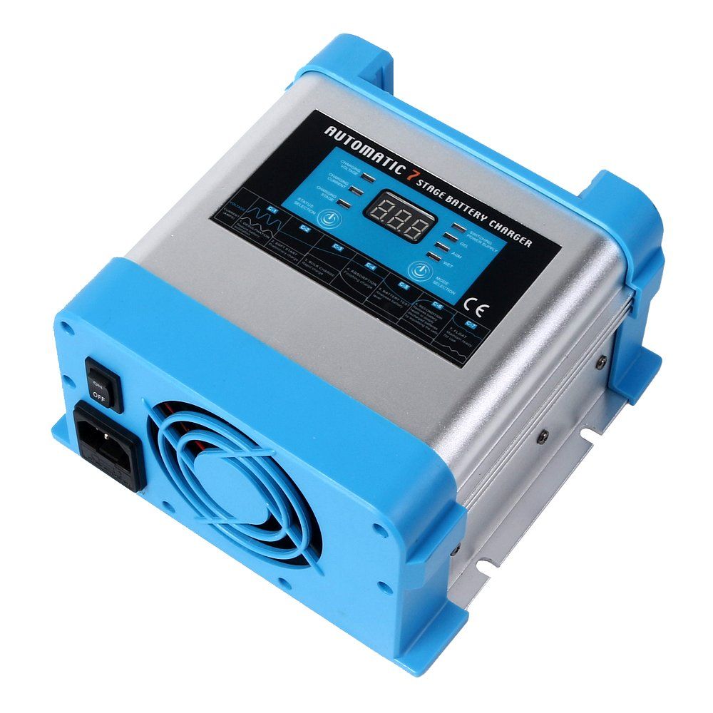 Advanced 7‑Stage Battery Charger 12VDC 10A 190–250VAC