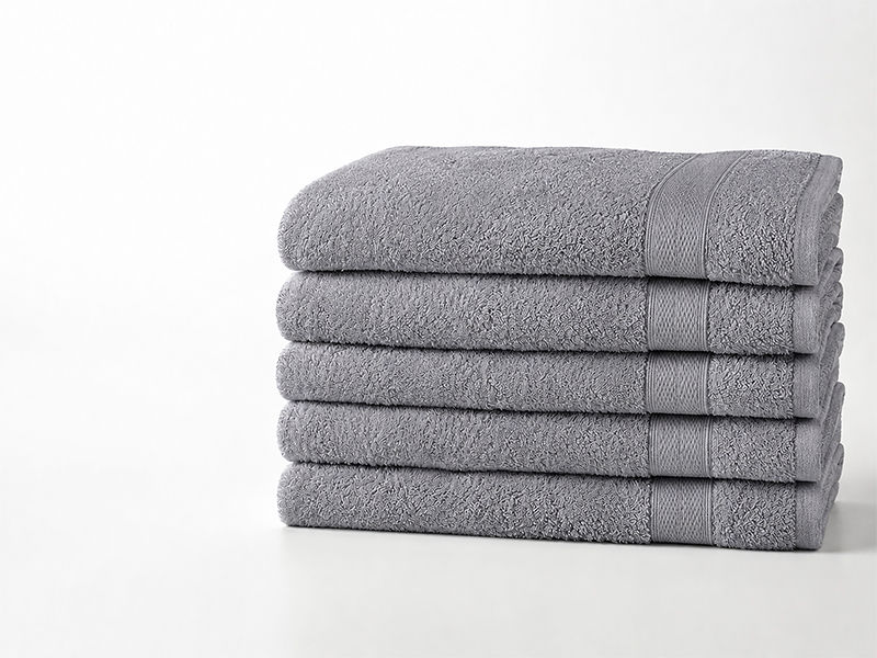 Plush 450GSM 70x130cms Bath Towels - 05 Pc Pack - High Rise
