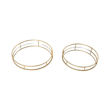 Vividitto - Jed Set Of 2 Mirror Trays