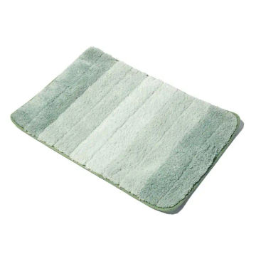 Woodly Bath Mat, Microfibre, Antislip, Green, 610mm x 430mm