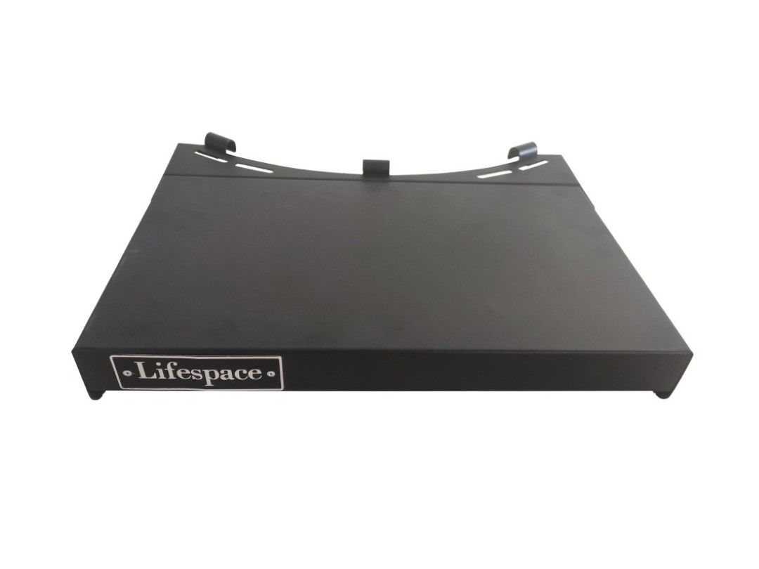 Lifespace Kettle Grill Folding Extension Table with Six Utility Hooks