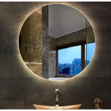 Lyla Frameless Warm White Mirror 70cm