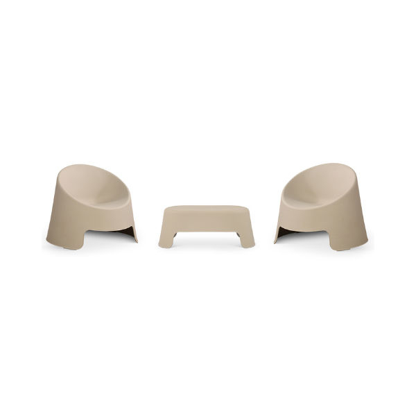 Chair Crazy Montana Patio Set - Light Grey
