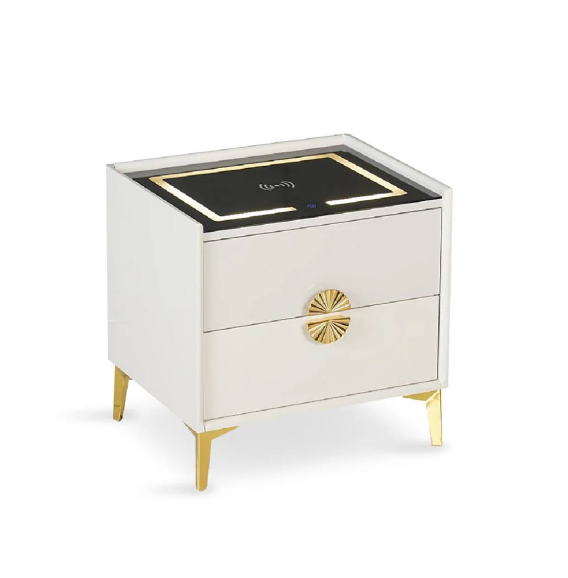 Wireless Charging Station Bed Nightstand Table