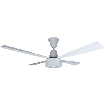 Motor Maxima  White Blade Aluminium 4 1200mm White + Reg1F Wall Controller