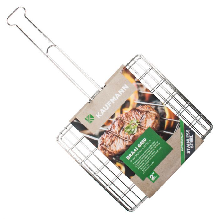Kaufmann - Stainless Steel Box Braai Grid - Small