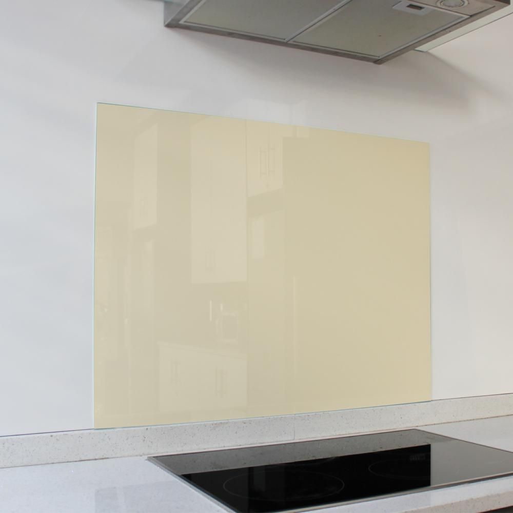 Ivory Satin Hob Splashback (898 x 700 x 6mm)