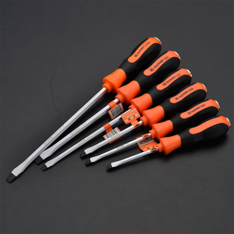 HARDEN Slotted Screwdriver Set Impact 8mm X 200mm