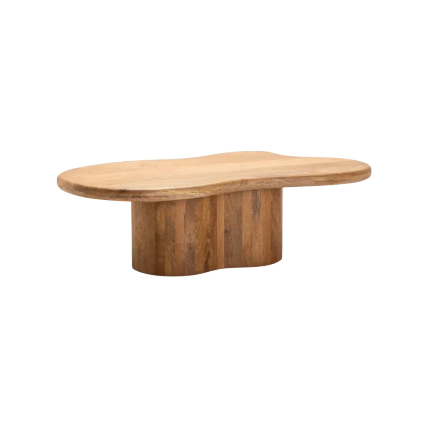 130x70cm Mango Wood Sculptural Coffee Table