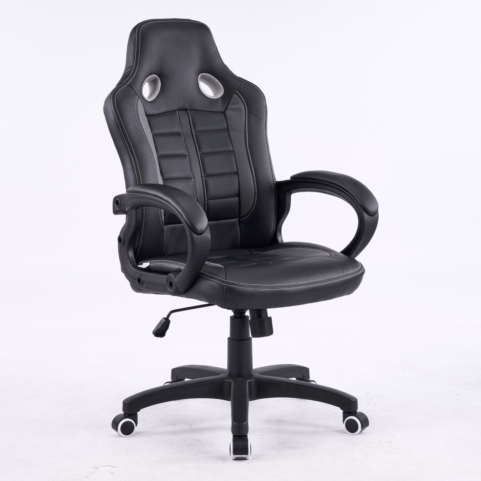 TOCC Delta Ergonomic Home and Office Chair - Black and Grey