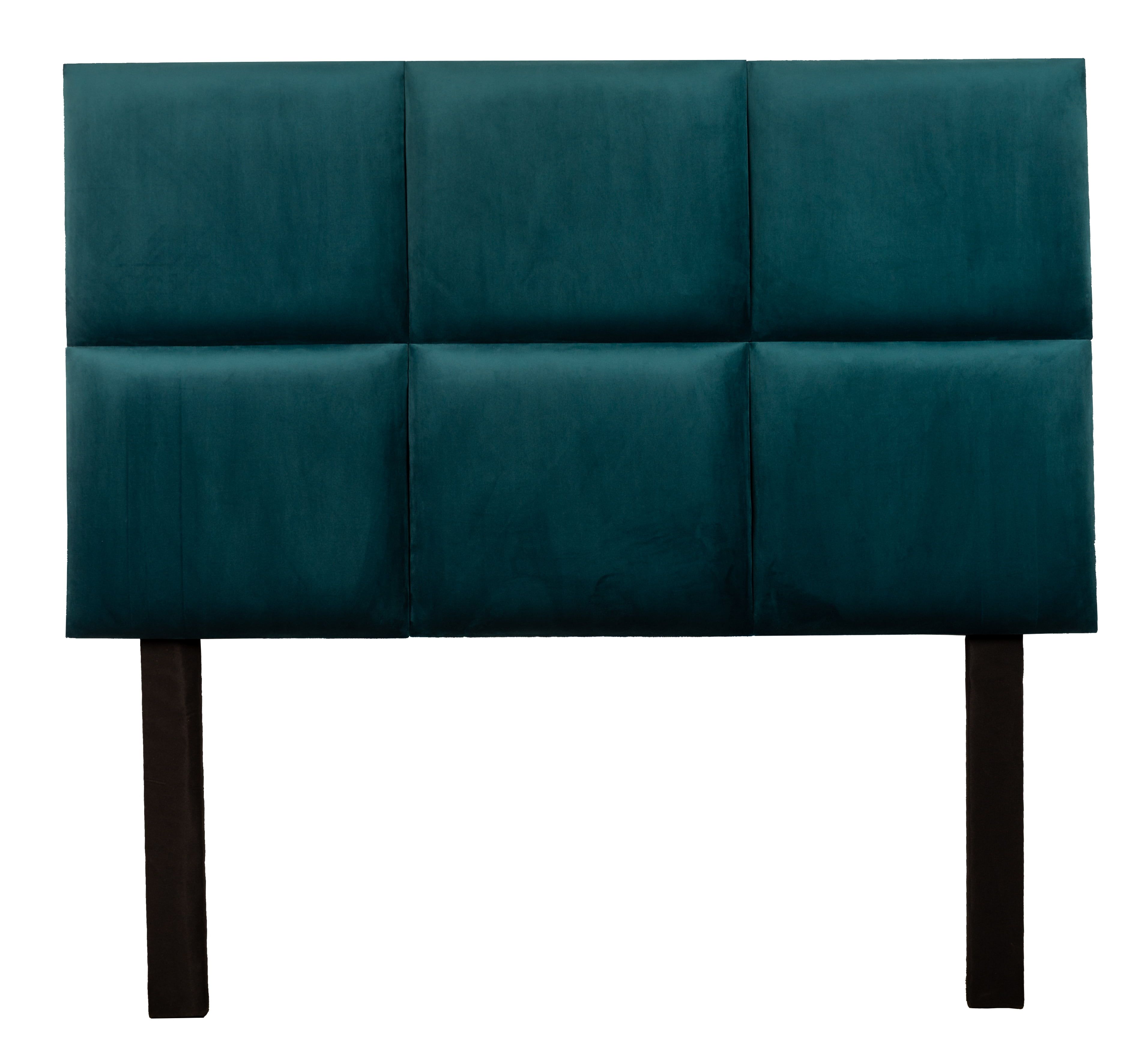 Avery Headboard - Turquoise Velvet - Queen