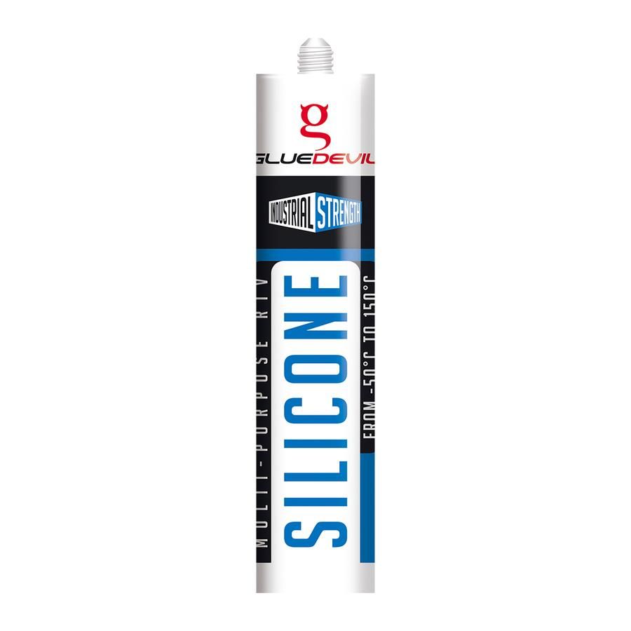Gluedevil Silicone Multi-Purpose Grey 260Ml - 4 Pack