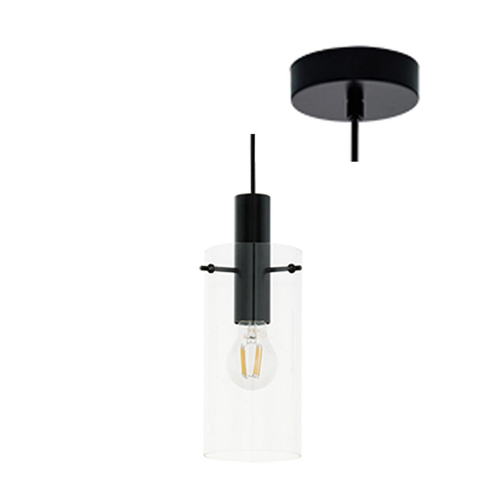 Montefino - 1 Light - Pendant - 110mm - Black