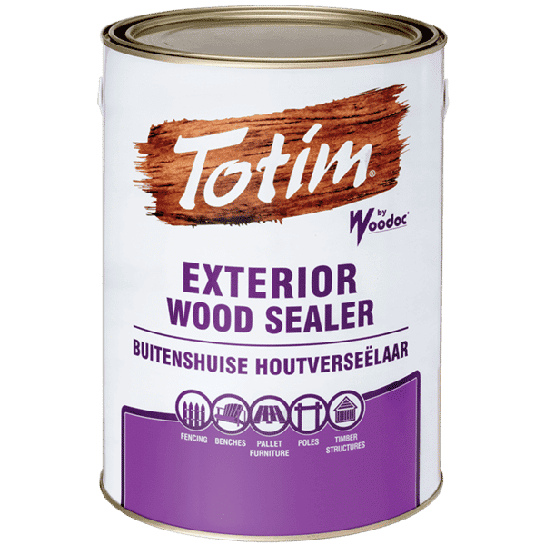 Totim Exterior Wood Sealer Teak 5lt (Solvent-Based)